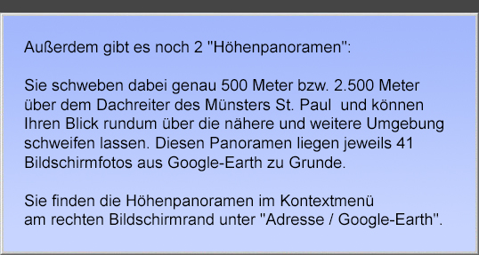 Hinweis auf verf gbare H henpanoramen