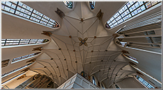 Evang. Stadtkirche Freudenstadt -Deckenansicht